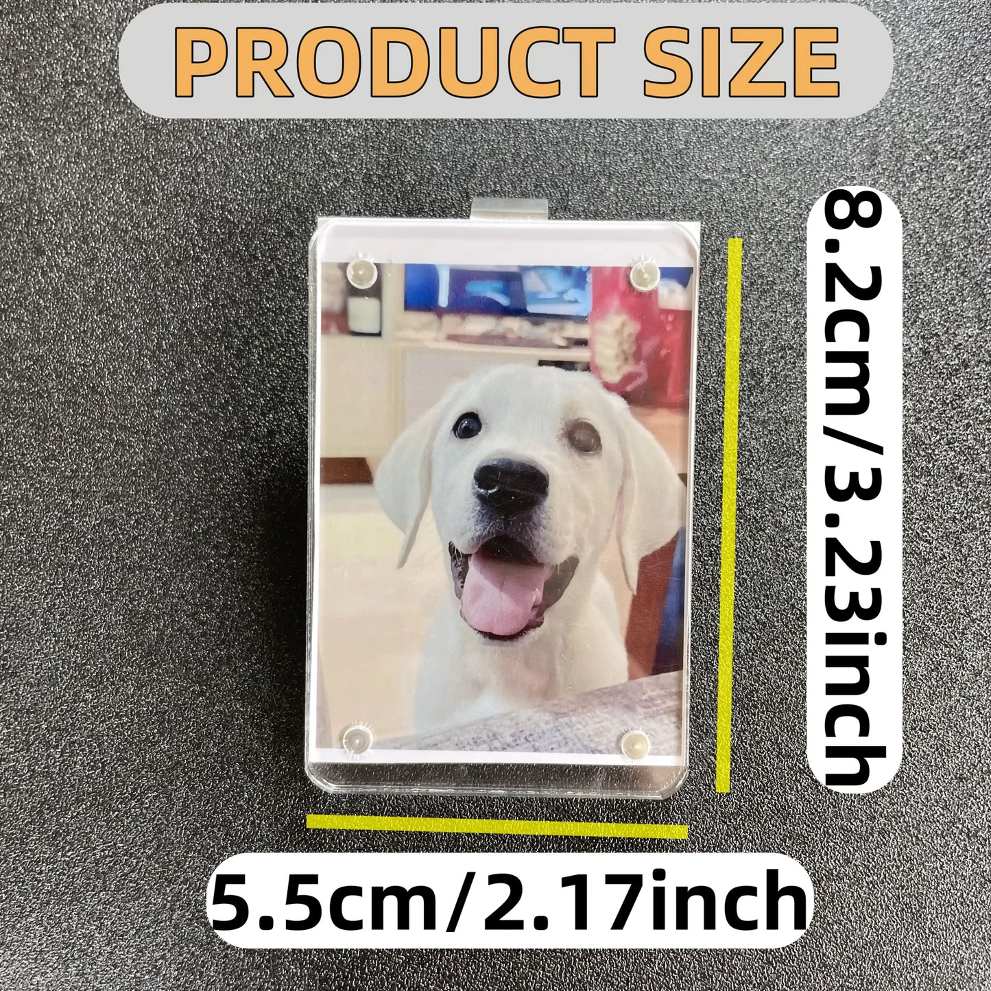 1pc Magnetic Car Visor Photo Clip - Holds Wallet-Sized Photos, Perfect Car Decor & Gift for Couples, Valentine’s Day