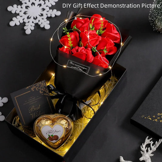 9 Heads Soap Artificial Flower Rose Bouquet