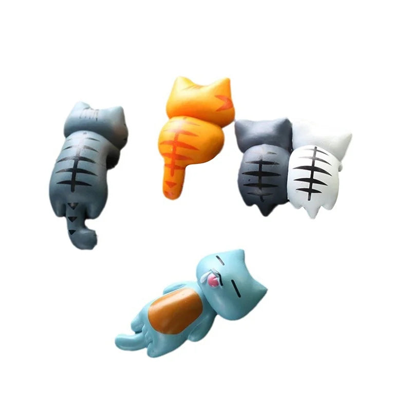 Cat Ornaments Car Dashboard Center Console Cute Resin Maneki-Neko Auto Interior DIY Decoration Accessories