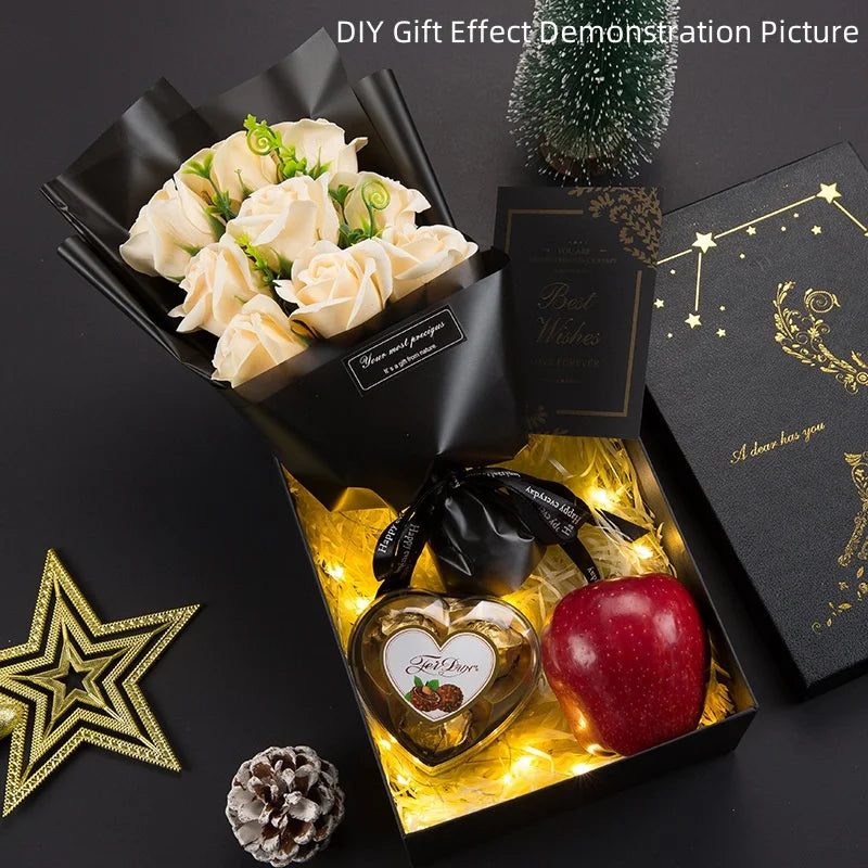 9 Heads Soap Artificial Flower Rose Bouquet